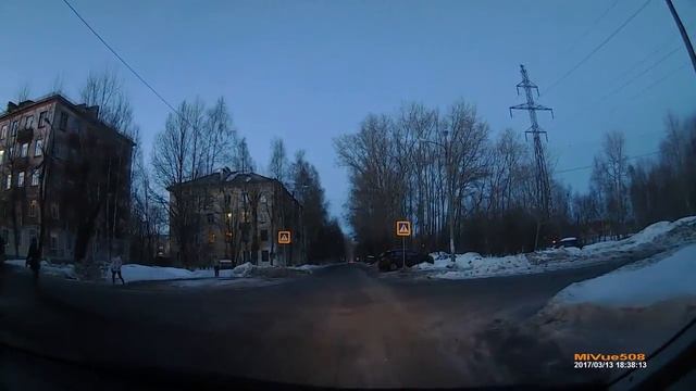 г.Северодвинск, о.Ягры, ул.Корабельная. 13.03.2017г. смотреть онлайн