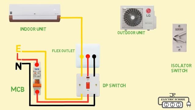 split ac wiring diagram indoor outdoor single phase смотреть онлайн