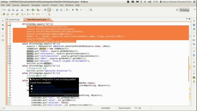 Curso de Java AJAX - Sesión Nro.3.3 - Operaciones CRUD JQuery-Java usando Ajax - I Parte смотреть онлайн