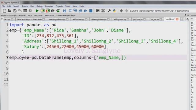 #CSV 2: Exporting DataFrame to CSV using to_csv() function of Pandas смотреть онлайн