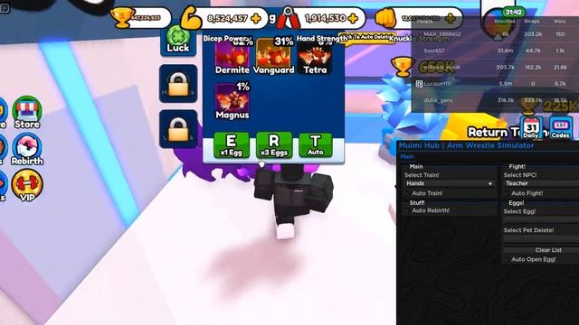 Arm Wrestle Simulator Roblox Script Pastebin смотреть онлайн