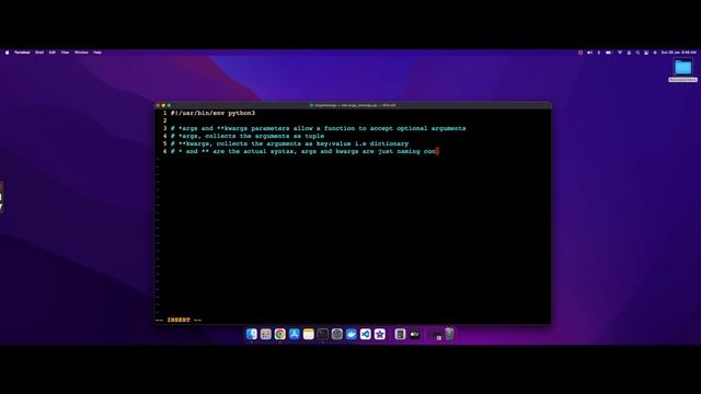 Python *ARGS AND **KWARGS смотреть онлайн