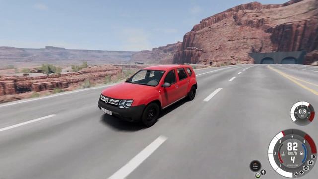 BeamNG.drive - Dacia Duster 1.5D 4x4 Expression 2014 - Car Show Test Drive Crash . смотреть онлайн