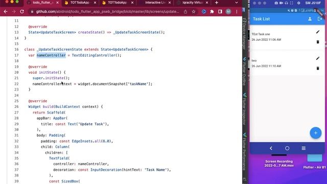 19. Update Task in Cloud Firestore | Todo App using Flutter-Firebase | Module 15 Part 5 смотреть онлайн