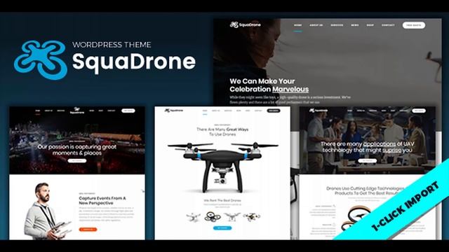SquaDrone - Drone & UAV Business WordPress Theme | Themeforest Website Templates and Themes смотреть онлайн