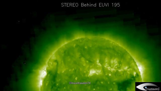 UFO activity in the orbit of the Sun August 9, 2011 SOHO STEREO Behind EUVI 195 смотреть онлайн