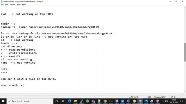 HADOOP with SPARK & SCALA tutorials || Demo - 2 || by Mr. Pavan On 23-12-2020 @9PM смотреть онлайн