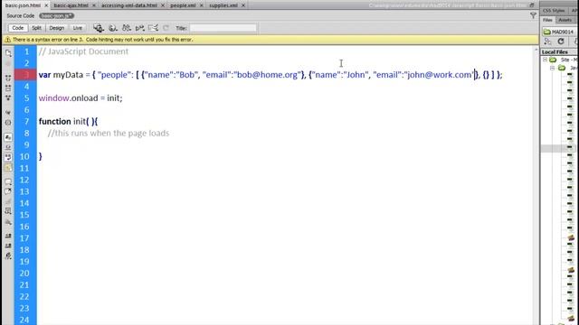 MAD9014 - JSON Introduction смотреть онлайн