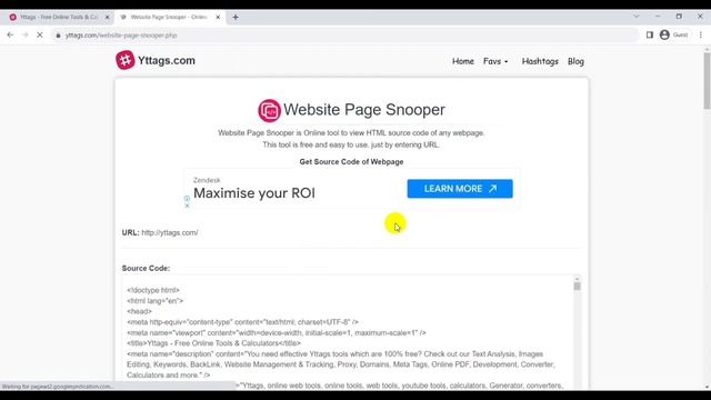 Website Page Snooper | Html Viewer - Online tool to view Html code of a webpage смотреть онлайн