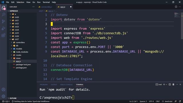 dotenv in Express JS (Hindi) смотреть онлайн