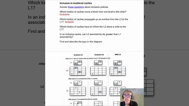 Lecture 11c. Inclusive, exclusive, and NINE caches смотреть онлайн
