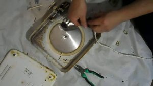 Ремонт электроплитки. Замена провода.