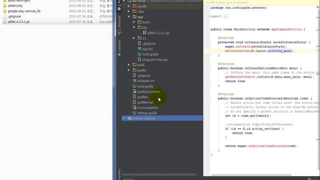 Android Studio 에서 jar 파일 추가하기 смотреть онлайн