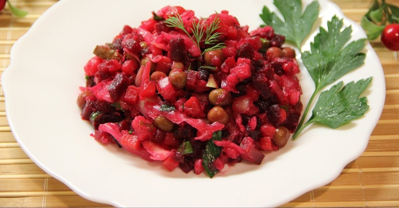 ВИНЕГРЕТ С КВАШЕНОЙ КАПУСТОЙ смотреть онлайн