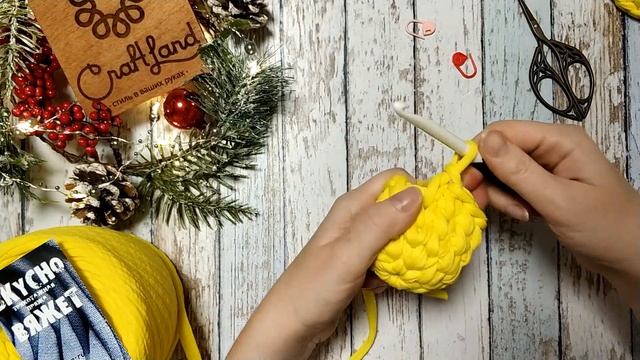 Колокольчик из трикотажной пряжи (мастер-класс) смотреть онлайн
