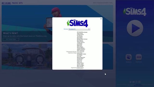 The Sims 4: Throwback Fit (Credits) (Windows) смотреть онлайн