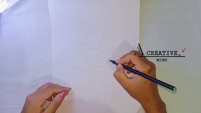 How to Draw ( Halloween Pumpkin ) ? Pencils Art - Step 1 - Happy Halloween Day смотреть онлайн