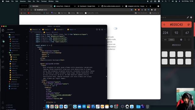 CLEAN AND MINIMAL PORTFOLIO DESIGN USING REACT JS || Hyperlapse смотреть онлайн