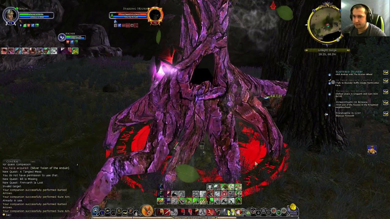 Властелин колец онлайн(LOTRO). #151 Опасный лес! смотреть онлайн