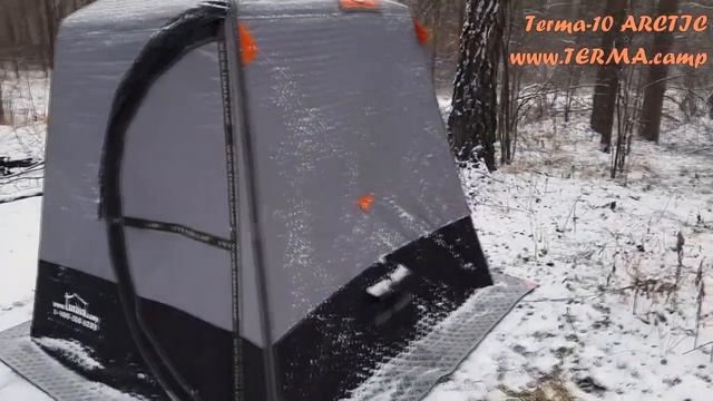 Мобильная баня Терма-10 Арктик / Mobile sauna Terma-10 Arctic смотреть онлайн