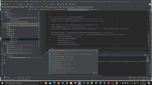 IK322 Mobile Programing, Firebase Cloud Messaging смотреть онлайн