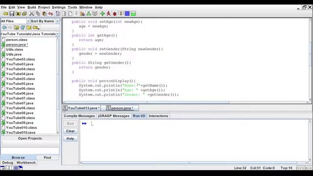 Java 013 - Constructors, Setters, and Getters смотреть онлайн