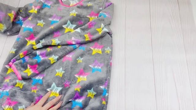 Пижама женская махровая разноцветная звезда. Код:1295. смотреть онлайн