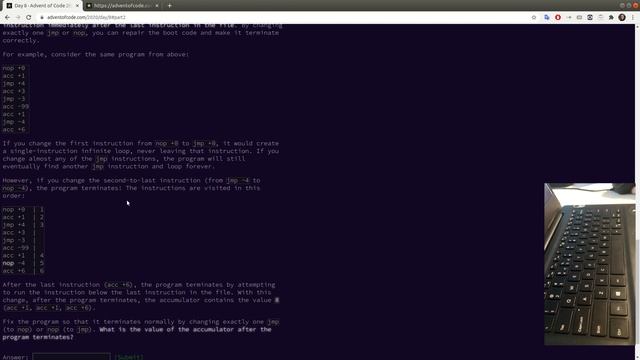 Advent of Code 2020 day 8 [Python] смотреть онлайн
