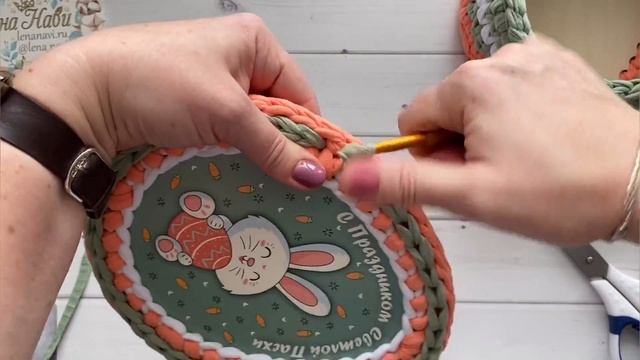 ДВА РАЗМЕРА, ДВА УЗОРА В ОДНОМ МК?ПАСХАЛЬНЫЕ КОРЗИНЫ В ВИДЕ ЯЙЦА ИЗ ТРИКОТАЖНОЙ ПРЯЖИ ? смотреть онлайн