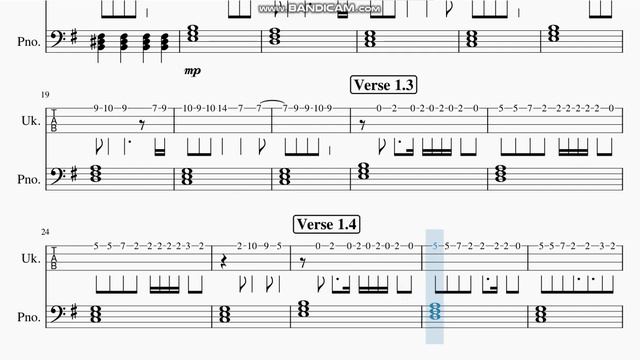 Fullmetal Alchemist Opening 1 - Ukulele Tabs Sheet Music смотреть онлайн