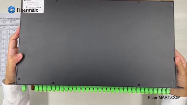 1U Rack Mount PLC Splitter in 19' Metal Box 1x32 PLC Fiber Splitter with SC/ APC SM Fiber смотреть онлайн