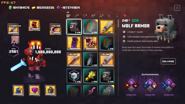 New Minor Updated Modded Game Save (Minecraft Dungeons)