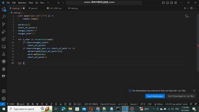 replace the words in quotes and rewrite with python смотреть онлайн