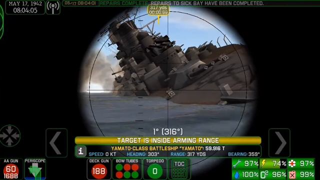 Crash Dive 2 | Destroying Yamato смотреть онлайн