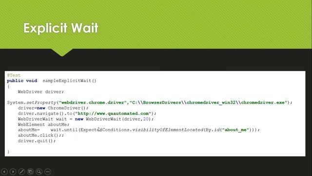 Implicit Wait, Explicit Wait and Fluent Wait in Selenium смотреть онлайн