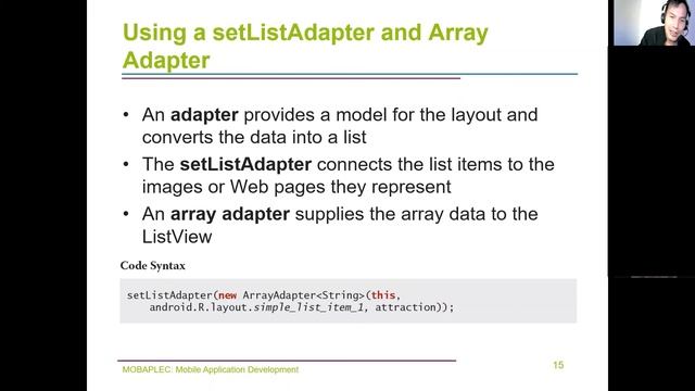 Week 06 Android Lists, Arrays, and Web Browsers смотреть онлайн