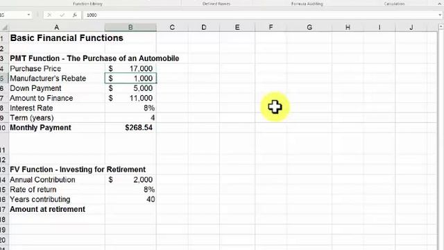 PMT and FV functions in Excel смотреть онлайн