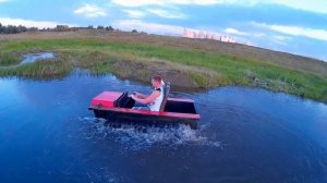 Легкий гусеничный мини вездеход. Аналог Арго (Argo) Для дорог севера России