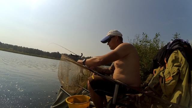 Фидерная рыбалка на Немане.Сентябрь 2016. 20 киль подлещика. смотреть онлайн