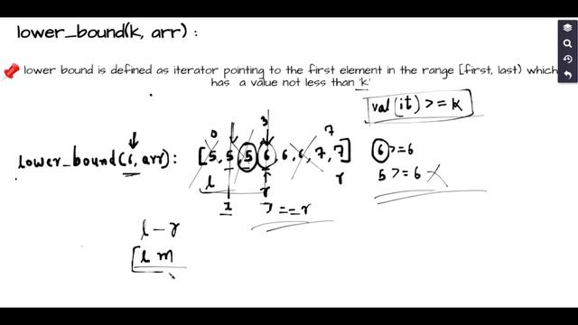 lower bound | Binary Search смотреть онлайн