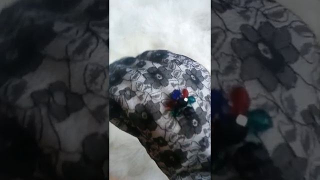 Варежки из флиса с кружевом и стразами смотреть онлайн