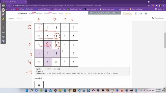 Largest Plus Sign ||Leetcode||Python||Medium смотреть онлайн