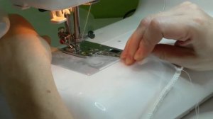 Обработка тюля "Московским швом"