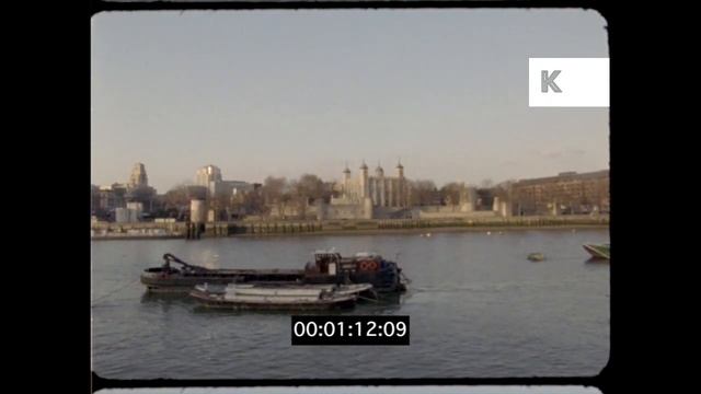 1990s London, Tower Bridge, Tower of London, 16mm смотреть онлайн