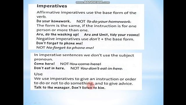 видео урок 7 класс Healthy unhealthy habits. Grammar: Imperatives 6 04, учебник English plus смотреть онлайн