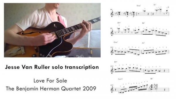 Love For Sale - Jesse Van Ruller solo transcription