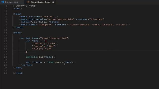 Mostrar datos de Json en el navegador смотреть онлайн