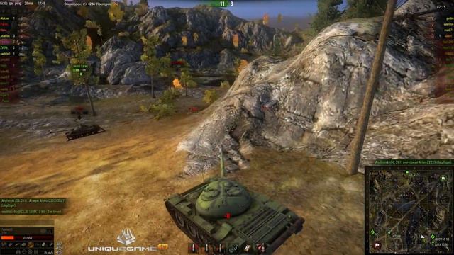 T-54. Приключения на карте "Карелия". смотреть онлайн