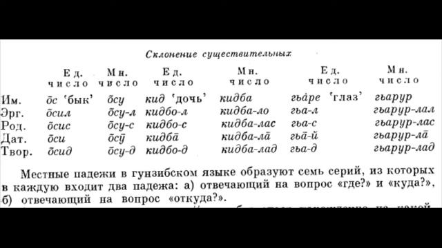Гунзибский язык смотреть онлайн