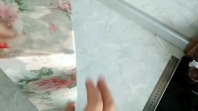 Обтягиваю коробку тканью. Обзор моих покупок из фикс прайс. смотреть онлайн